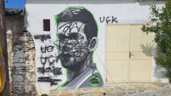 Uništeni mural Novaka Đokovića