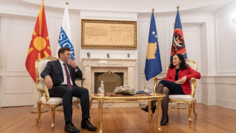 Vjosa Osmani i minsitar spoljnih poslova Severne Makedonije Bujar Osmani