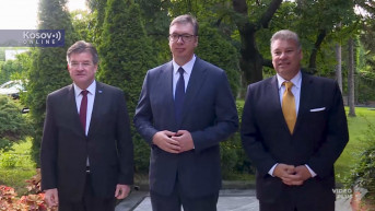 Aleksandar Vučić, Gabrijel Eskobar i Miroslav Lajčak
