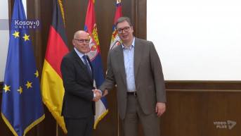 Aleksandar Vučić i Peter Bajer Aleksandar Vučić i Peter Bajer