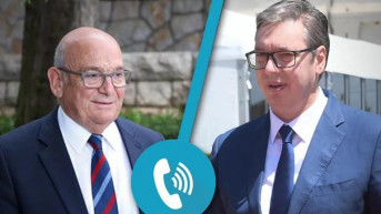 Aleksandar Vučić i Stjuart Pič