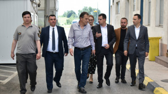 Bogoev na graničnom prelazu Tabanovce