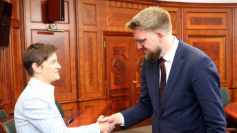 Brnabić sa državnim sekretarom MSP Norveške