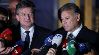 Gabrijel Eskobar i Miroslav Lajčak Gabrijel Eskobar i Miroslav Lajčak