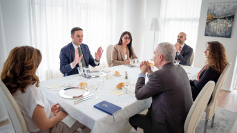 Ljumir Abdidžiku sa ambasadorom Italije