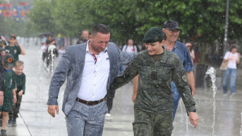 Mehaj na proslavi oslobođenja Prištine