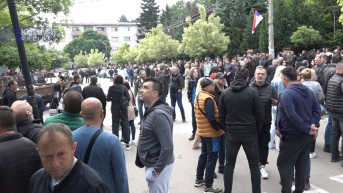 Protest u Zvečanu