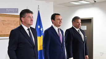 Aljbin Kurti Miroslav Lajčak Gabrijel Eskobar