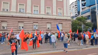 Tirana protest