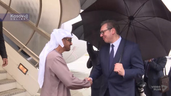 Predsednik Srbije Aleksandar Vučić i predsednik Ujedinjenih Arapskih Emirata, šeik Mohamed bin Zajed Al Nahjan