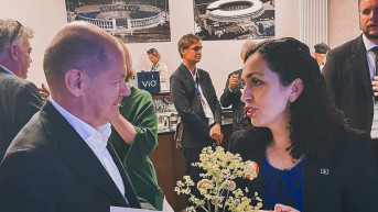 Vjosa Osmani i Olaf Šolc Vjosa Osmani i Olaf Šolc