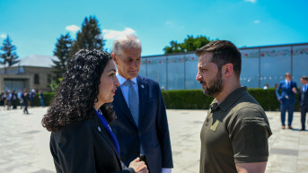 Vjosa Osmani i Volodimir Zelenski