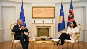 Šef Euleksa Đovani Pijetro Barbano i predsednica Kosova Vjosa Osmani