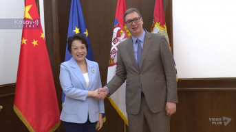 Aleksandar Vučić i Čen Bo