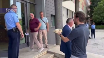 SDP u akciji kod Skupštine