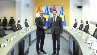 Aljbin Kurti i šeik Abdulah bin Zajed