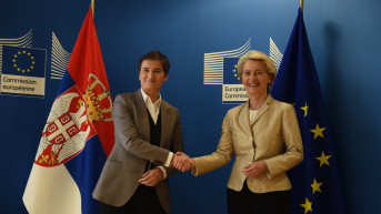 Brnabić sa Ursulom fon der Lajen