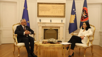Đovani Pjetro Barbano i Vjosa Osmani 