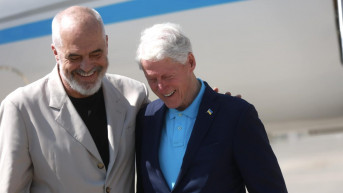 Edi Rama i Bil Klinton
