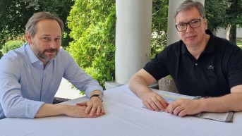 Emanuel Žiofre i Aleksandar Vučić