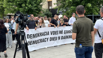 Protest podrške Kljanu Kosova
