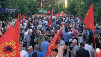 Protest veterana OVK u Prištini