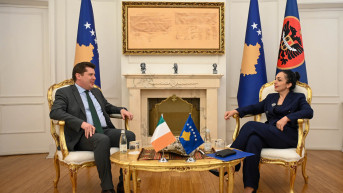 Vjosa Osmani sa ambasadorom Irske Ronanom Garganom