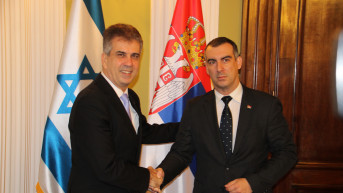 Vladimir Orlić sa šefom diplomatije Izraela