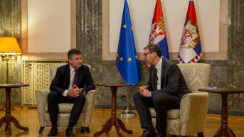 Aleksandar Vučić i Miroslav Lajčak
