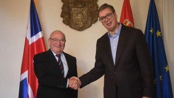 Aleksandar Vučić i Stjuart Pič