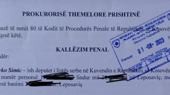 Mimoza Kusari Ljilja prijava Slavko Simić