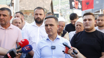 Zastava velike Albanije u Tetovu