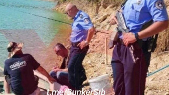 Kosovska policija sa dugim cevima na Gazivodama