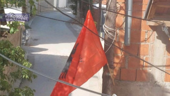 Albanska zasava u Bošnjačkoj mahali