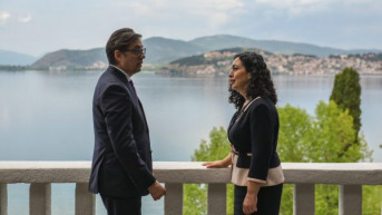 Vjosa Osmani i Stevo Pendarovski Vjosa Osmani i Stevo Pendarovski