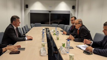 Specijalni izaslanik EU za dijalog Kosova i Srbije Miroslav Lajčak i komandant Kfora general-major Andjelo Mikele Ristuća