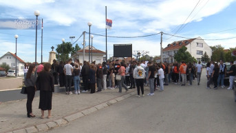 Kosovsko pomoravlje, paljenje sveća za ubijene Srbe