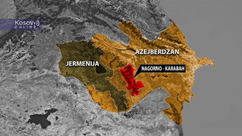Mapa Nagorno-Karabah