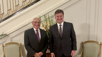Stjuart Pič i Miroslav Lajčak