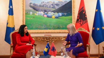 Osmani sa predsednicom parlamenta Albanije