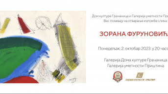 Izložba slika Zorana Furunovića u galeriji Doma kulture „Gračanica“