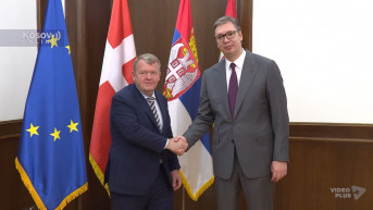 Lars Lekea Rasmusen i Aleksandar Vučić 