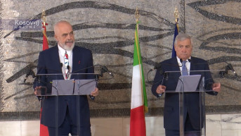 Premijer Albanije Edi Rama i ministar spoljnih poslova Italije Antonio Tajani