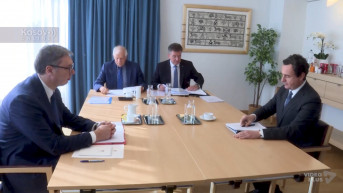 Vučić, Borelj, Lajčak, Kurti u Briselu Vučić, Borelj, Lajčak, Kurti u Briselu