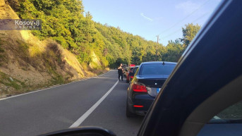 Kolona vozila na Brnjaku