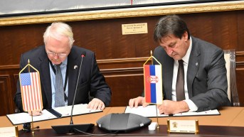 Kristofer Hil i Bratislav Gašić
