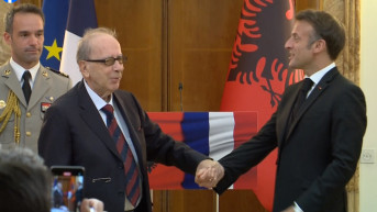 Emanuel Makron i Ismail Kadare
