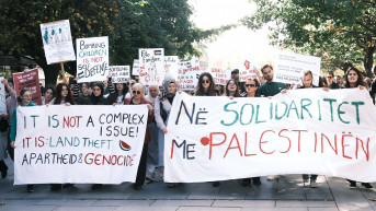 Protest podrške Palestini u Prištini Protest podrške Palestini u Prištini
