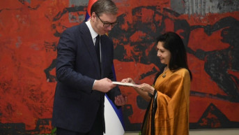 Aleksandar Vučić sa ambasadorkom Indije