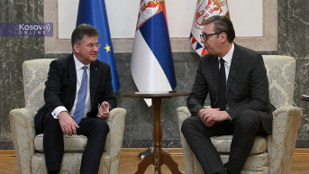 Lajcak i Vucic  14-11-2023 Beograd